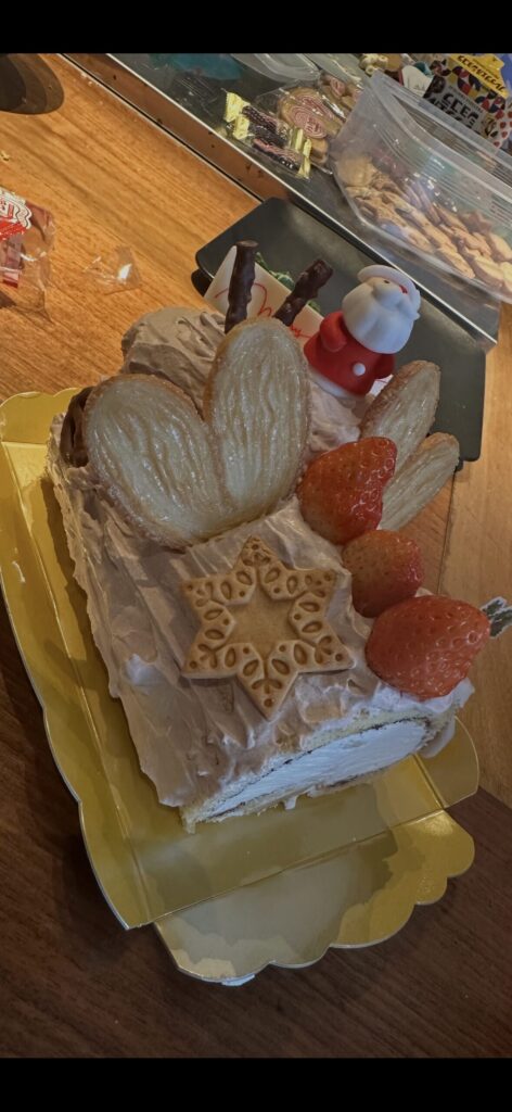 子供のために作ったブッシュドノエル