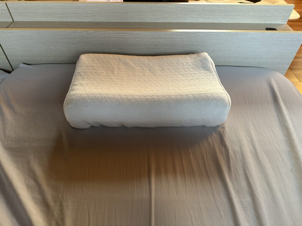 ひつじのいらない枕の実物画像