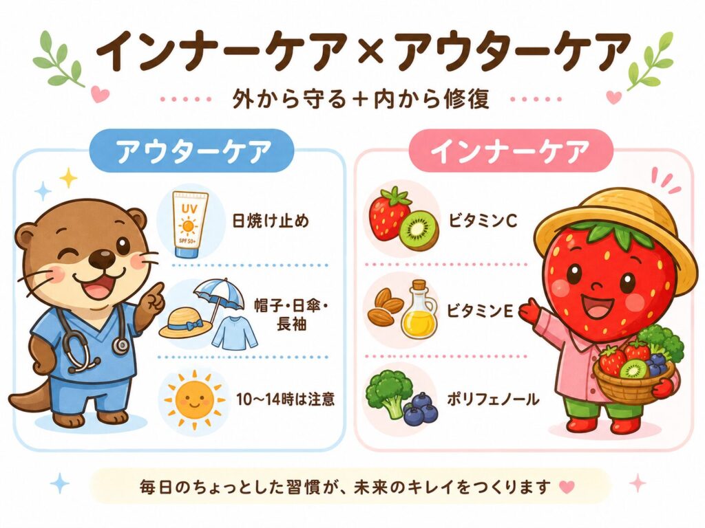 インナーケア・アウターケアの説明画像