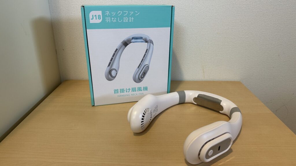 Cheeryshop J18ネックファン本体と外箱