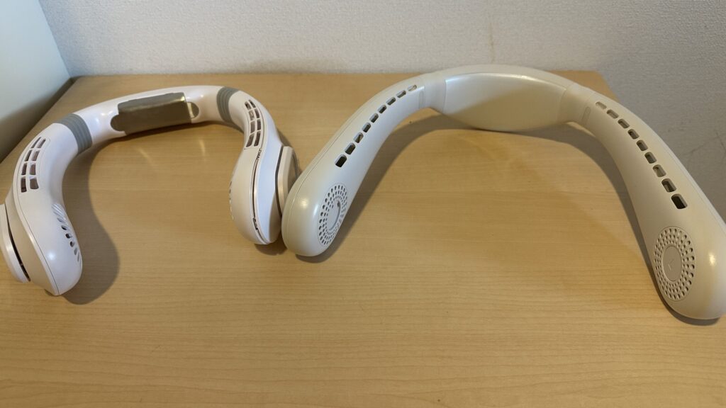 TORRAS COOLiFY AirとJ18の首後ろプレート比較